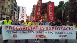 Manifestació del 1r de Maig a Tortosa
