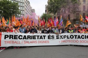 Manifestació del 1r de Maig a Barcelona